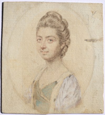 Portrait of Sukey, Lady Oglander, née Serle by John I Smart