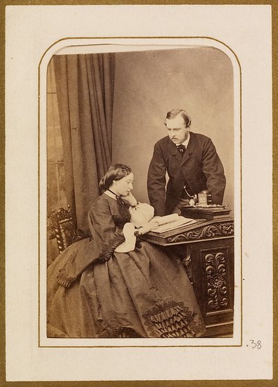 Prince & Princess Louis of Hesse by John Jabez Edwin Mayall