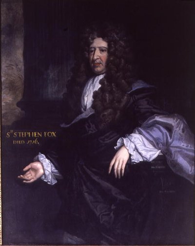 Sir Stephen Fox Paymaster General by John James Bakker