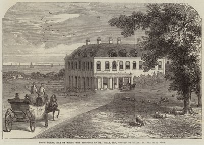 Brook House, Isle of Wight, the Residence of Mr Seely, MP, Visited by Garibaldi by John Jessop Hardwick