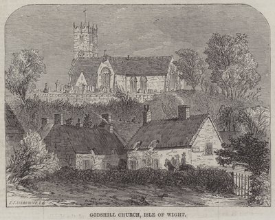 Godshill Church, Isle of Wight by John Jessop Hardwick