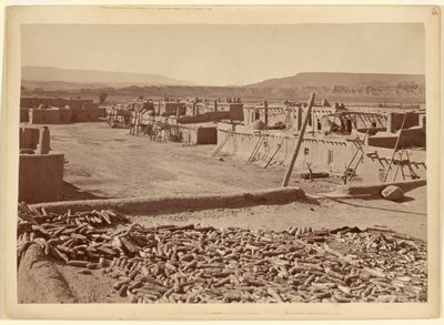 Pueblo of San Juan, New Mexico: North End of Town by John K. Hillers