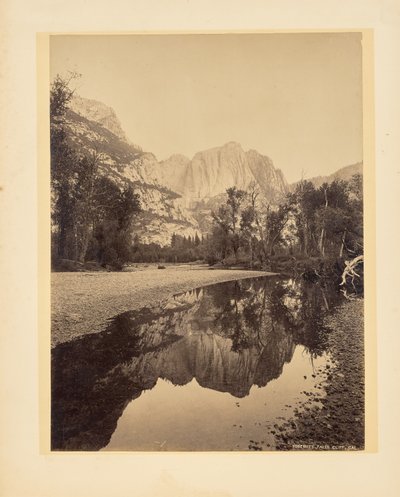 Yosemite Falls, Cliff, California by John K. Hillers