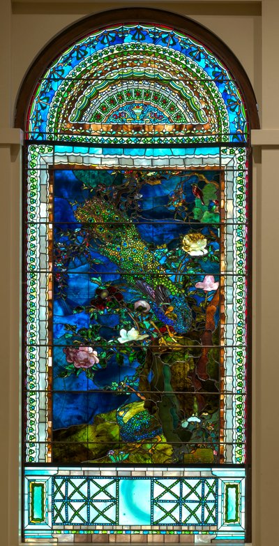 Peacocks and Peonies I by John La Farge