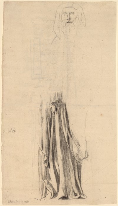 Study for Moses - Trinity Church, Boston by John La Farge