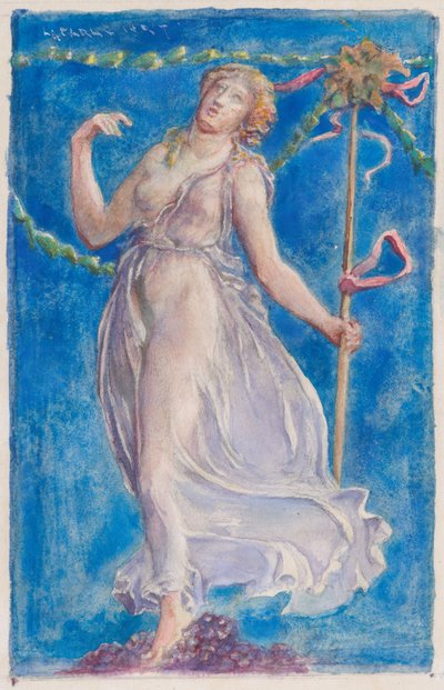 A Bacchante by John La Farge or Lafarge