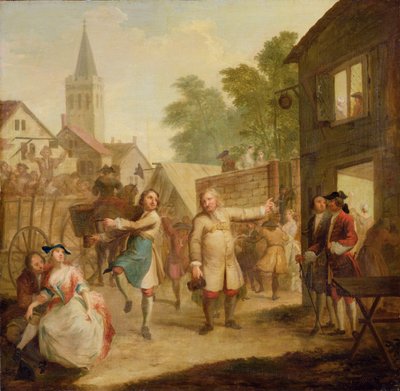 Hob Continues Dancing in Spite of his Father by John Laguerre