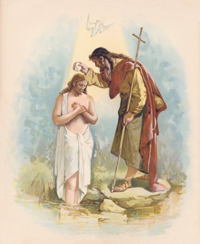 Jesus is Baptized by John Lawson