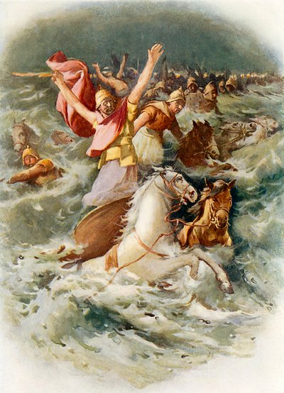 The Egyptians Perish in the Red Sea by John Lawson