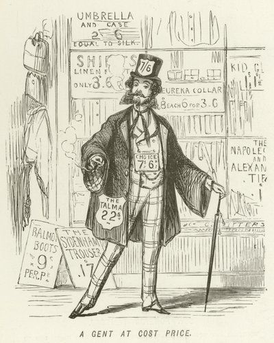 A Gent at Cost Price by John Leech