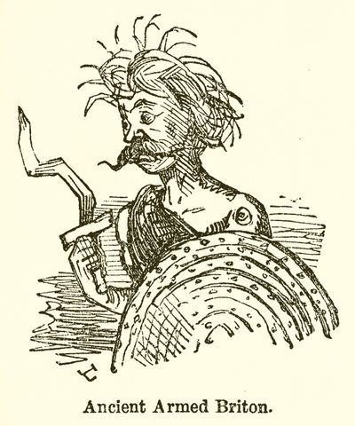 Ancient Armed Briton by John Leech
