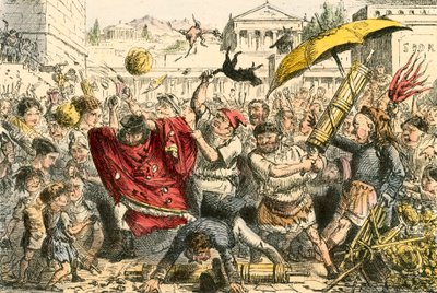 Appius Claudius Punished by the People by John Leech