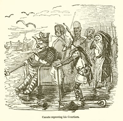 Canute Reproving His Courtiers by John Leech