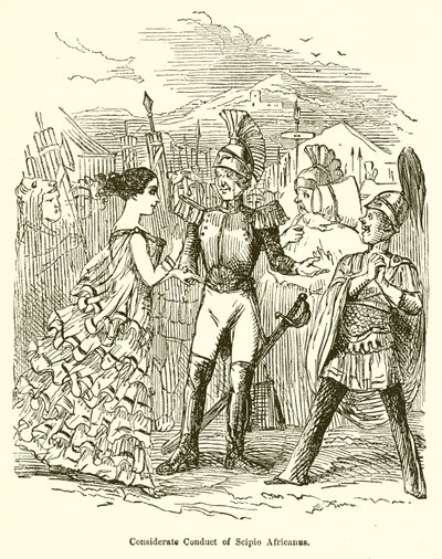 Considerate Conduct of Scipio Africanus by John Leech