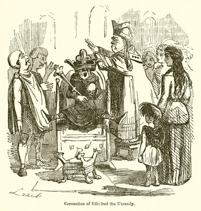 Coronation of Ethelred the Unready by John Leech