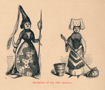 Domestics of the 15th Century by John Leech