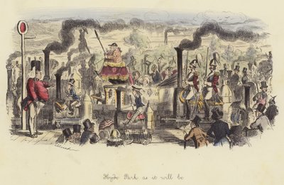 Hyde Park as it Will Be by John Leech