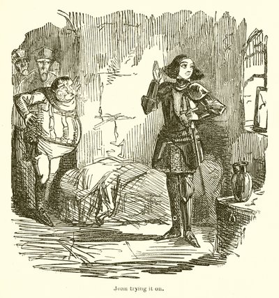Joan trying it on by John Leech