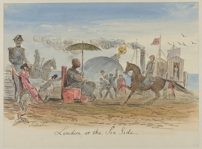 London at the Sea Side by John Leech