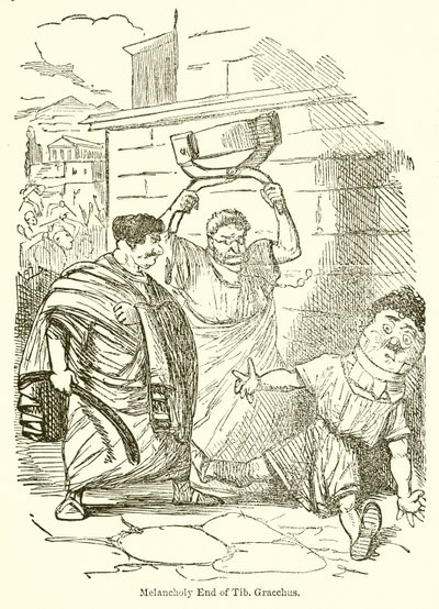Melancholy End of Tib. Gracchus by John Leech