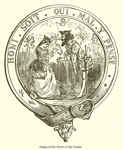 Origin of the Order of the Garter by John Leech