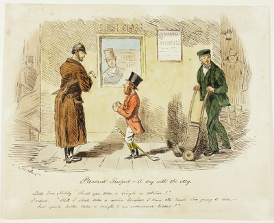 Pleasant Prospect: A Day with the Stag by John Leech
