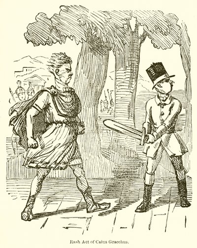 Rash Act of Caius Gracchus by John Leech