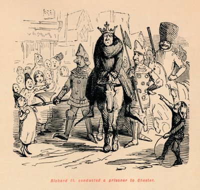 Richard II Conducted a Prisoner to Chester by John Leech