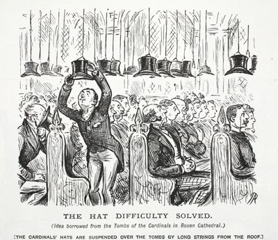 The Hat Difficulty Solved by John Leech