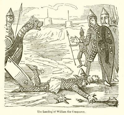 The Landing of William the Conqueror by John Leech