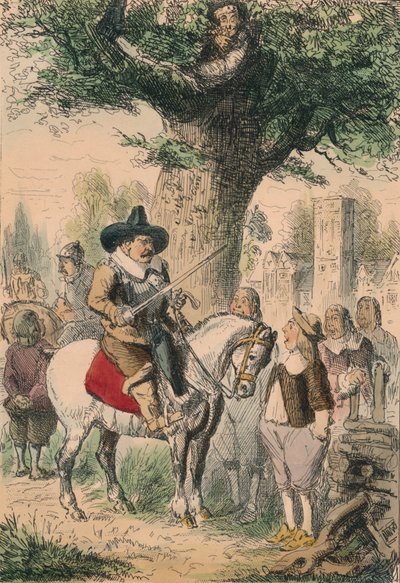 The Royal Oak, the Penderell Family Have No Idea Where Charles Is by John Leech