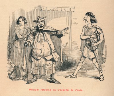 William Refusing His Daughter to Edwin by John Leech
