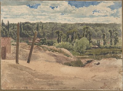 View of Kensington Gardens, London by John Linnell