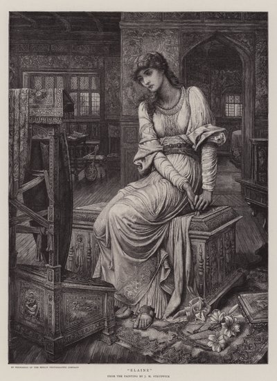 Elaine by John Melhuish Strudwick
