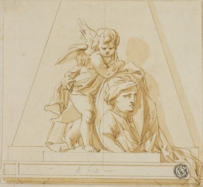 Preliminary Design for Monument to John Gay the Poet by John Michael Rysbrack