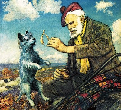 Greyfriars Bobby and Auld Jock by John Millar Watt