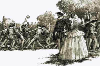Queen Elizabeth I Was Horrified by the Brutish Sport by John Millar Watt