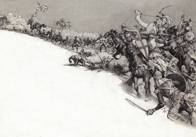 Saracens attacking Jerusalem by John Millar Watt