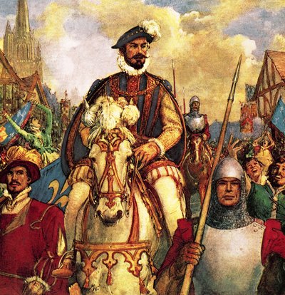 The Duke of Guise returns to Paris in triumph in 1588 by John Millar Watt