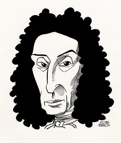 Giuseppe Torelli, caricature by John Minnion