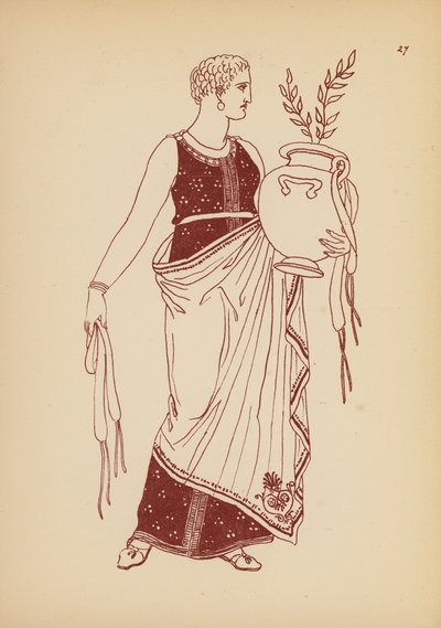 Ancient Greek Female Costume by John Moyr Smith