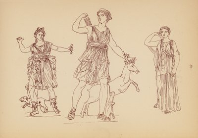 Ancient Greek Female Costume by John Moyr Smith