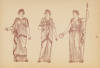 Ancient Greek Female Costume by John Moyr Smith