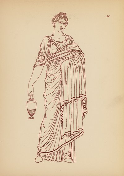 Ancient Greek Female Costume by John Moyr Smith