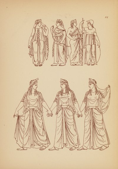 Ancient Greek Female Costume by John Moyr Smith