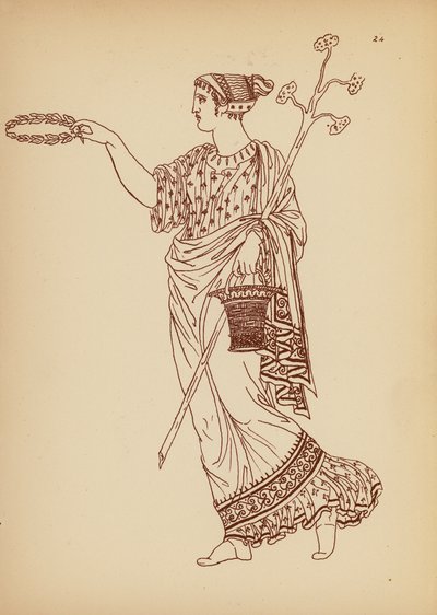 Ancient Greek Female Costume by John Moyr Smith