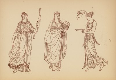 Ancient Greek Female Costume by John Moyr Smith