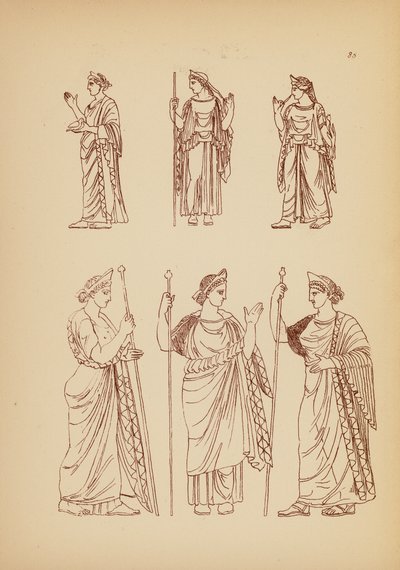 Ancient Greek Female Costume by John Moyr Smith