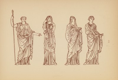 Ancient Greek Female Costume by John Moyr Smith