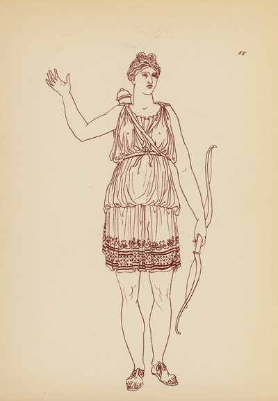 Ancient Greek Female Costume by John Moyr Smith
